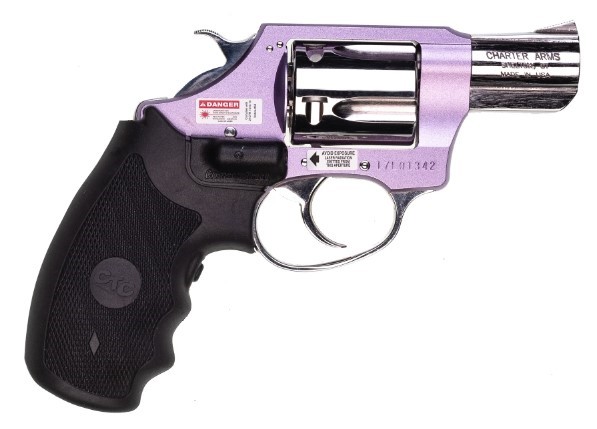 CHARTER ARMS CHÍC LADY .38 SPL. ALUMINUM 5 SHOT 2IN FIXED STANDARD LAVENDER HI-POLISH 53842 - Taurus Savings